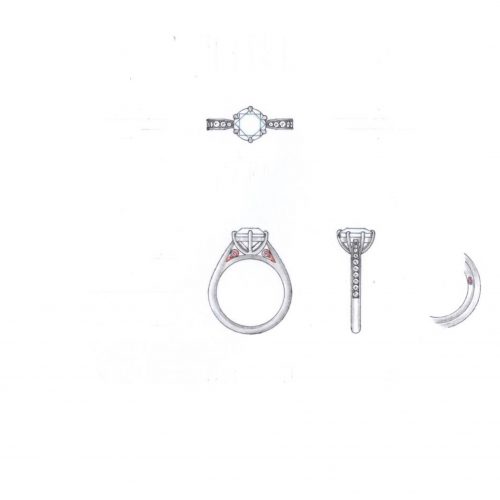 J1366 Diamond Solitaire 2