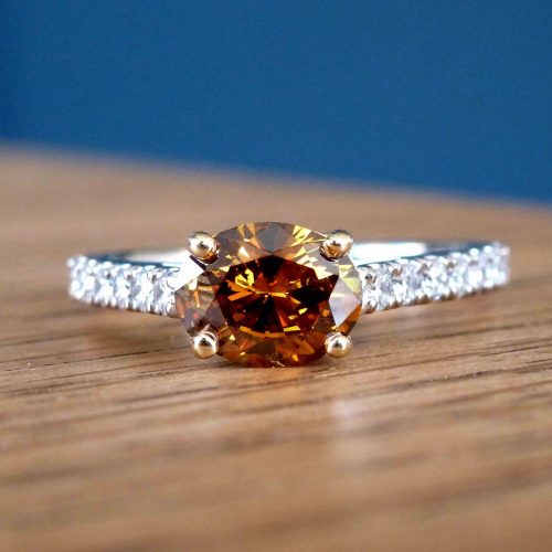 Brown Diamond Ring