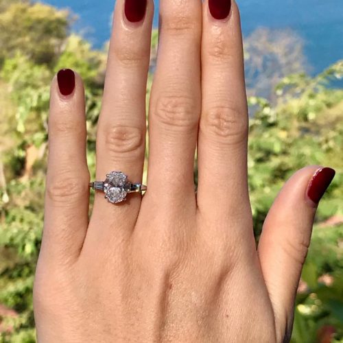 Bespoke diamond engagement ring