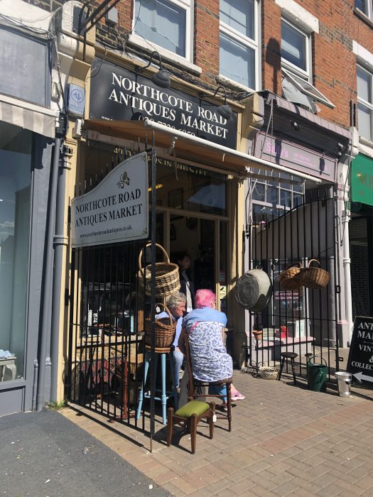 Northcote Antiques Market in Clapham