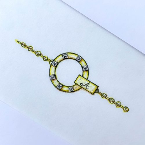 J2833 – Dia back – Sketch