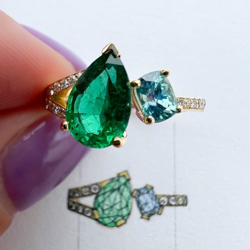 J3317 – Ring and Sketch