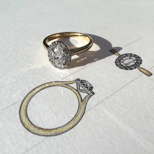 J3620 – Ring and sketch