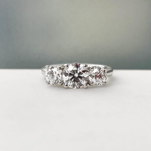 J3038 – Diamond 3-Stone Engagement Ring
