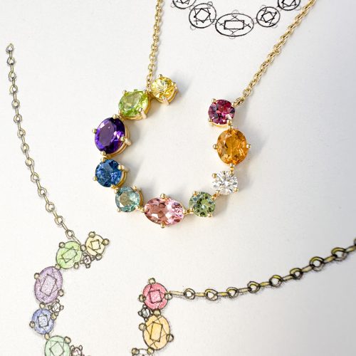 J3685 – Necklace and Sketches