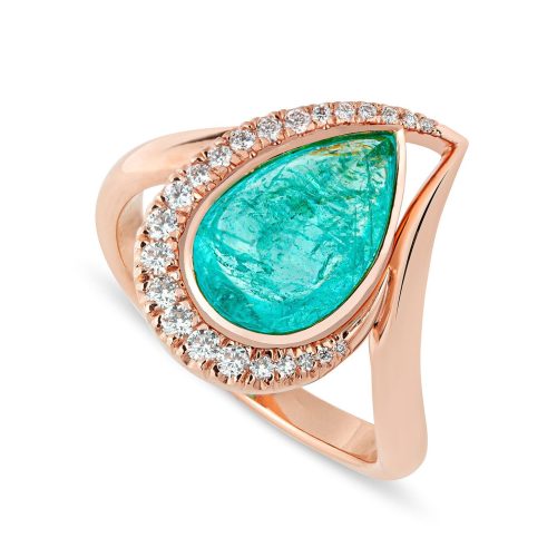 Paraiba Tourmaline bespoke ring