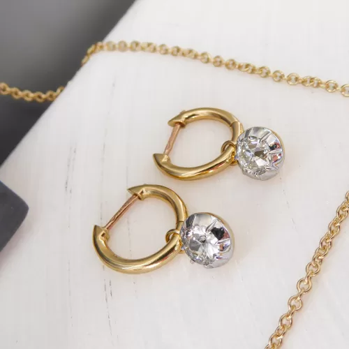 Bespoke old cut diamond earrings
