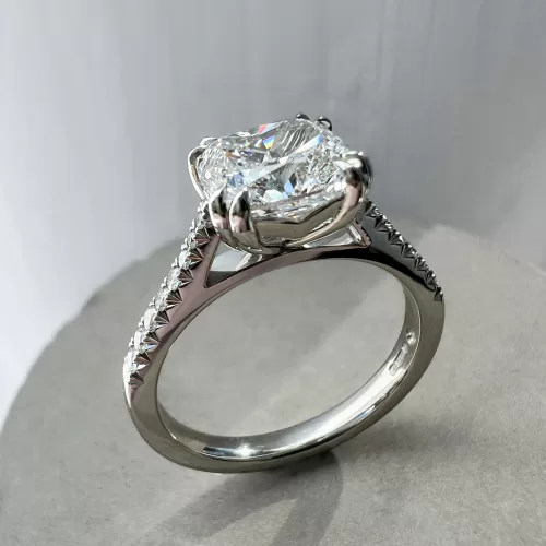 Concrete jewellery ring