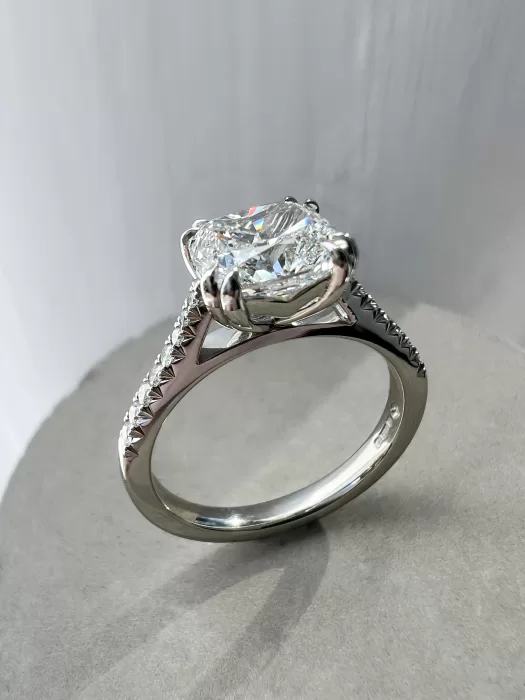 Concrete jewellery ring