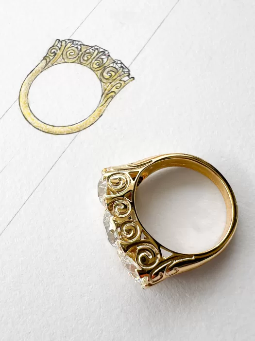 Ring and Sketch - Through View Detailing