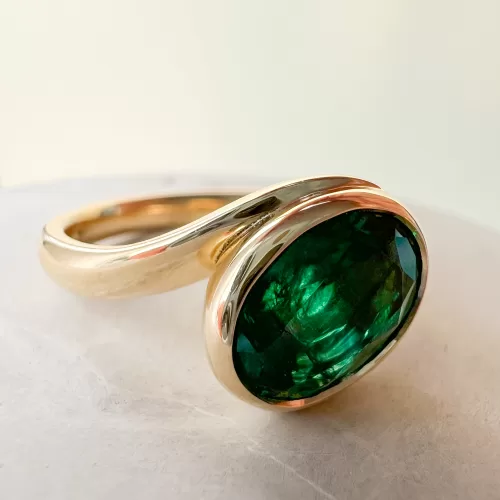 Emerald Bespoke Ring