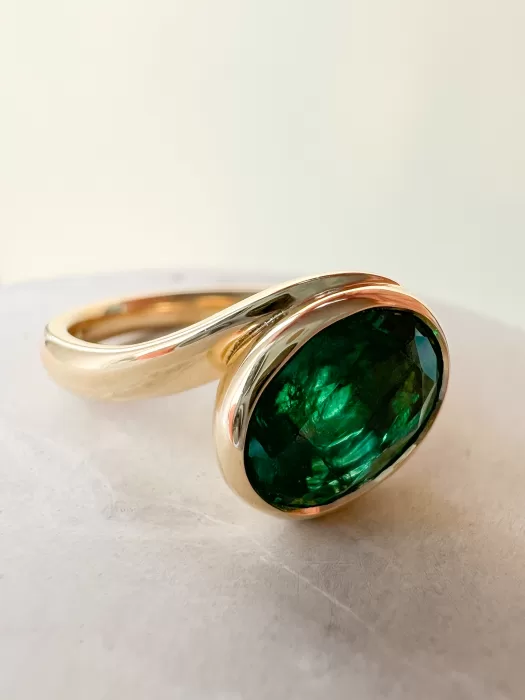 Emerald Bespoke Ring