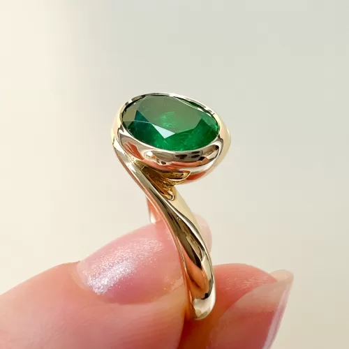 Emerald Bespoke Ring