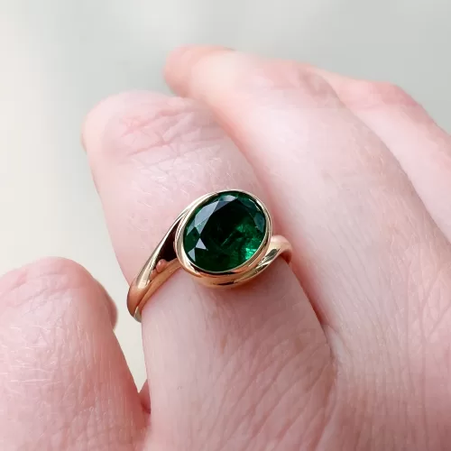 Emerald Bespoke Ring