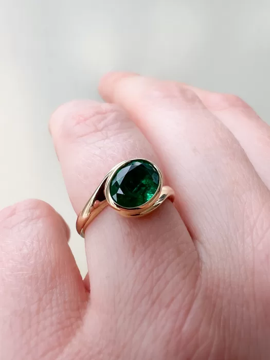 Emerald Bespoke Ring