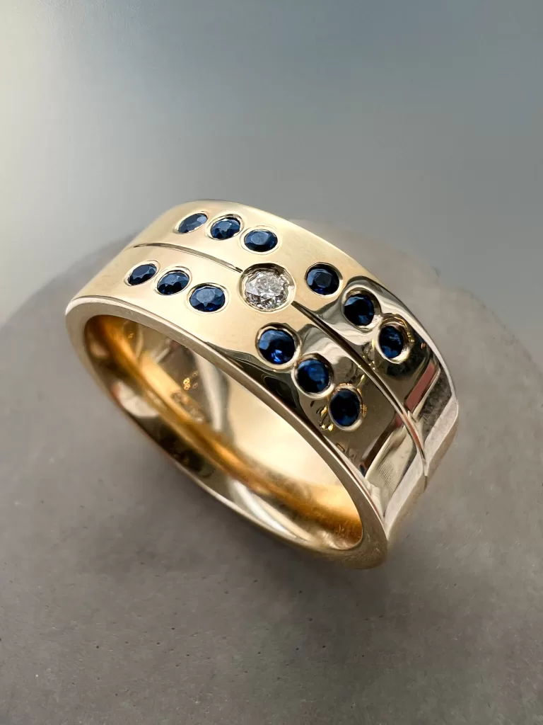 Bespoke men's ring by W&W Jewellery