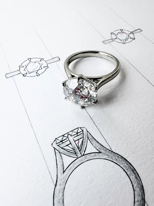 Bespoke Diamond W&W Jewellery Engagement Ring and designs