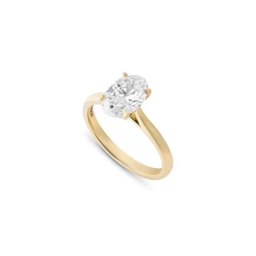 Oval Diamond Custom Engagement Ring