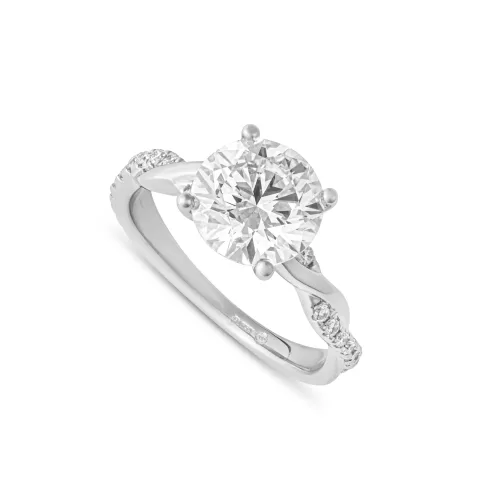 Custom Solitaire Engagement Ring