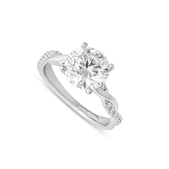 Custom Solitaire Engagement Ring