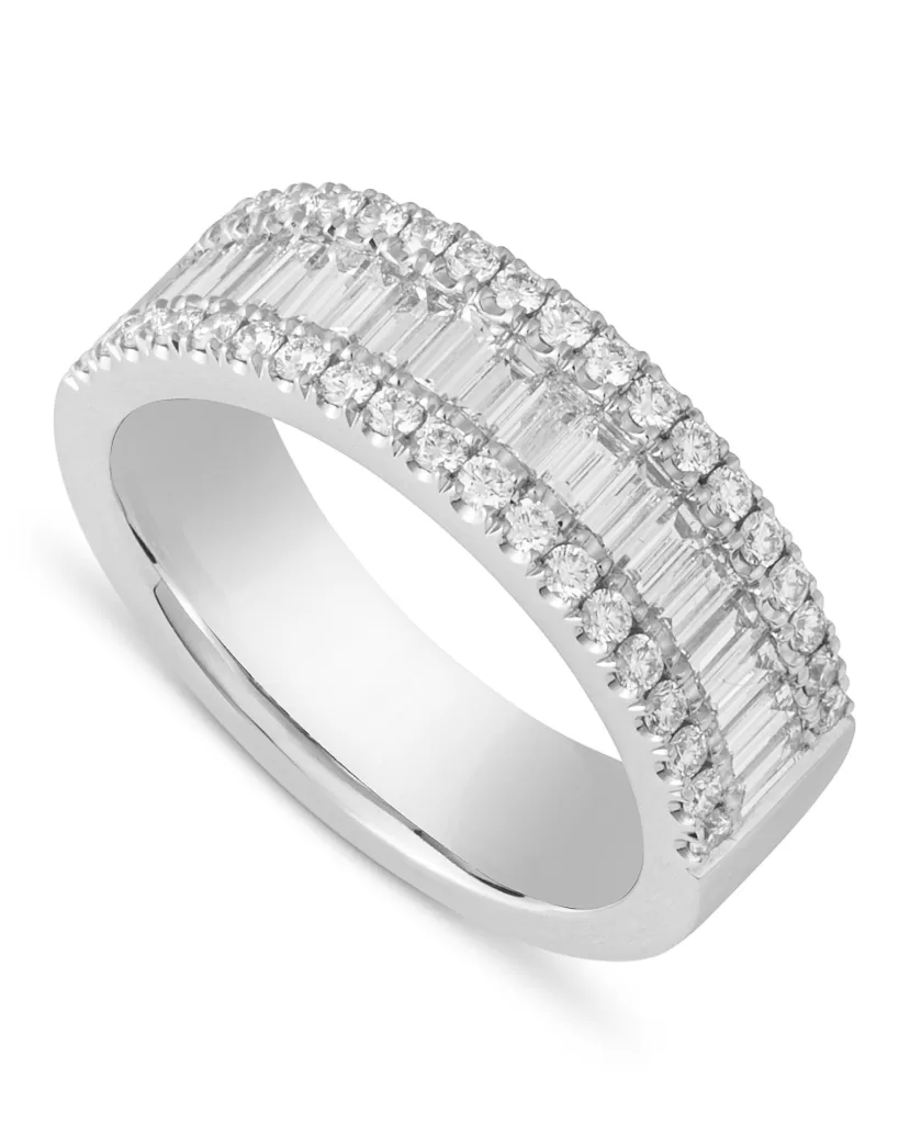Bespoke diamond wedding ring