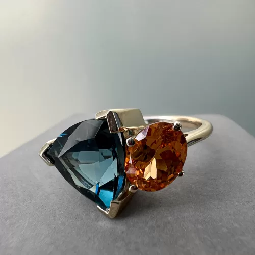 Toi et Moi Custom Dress Ring