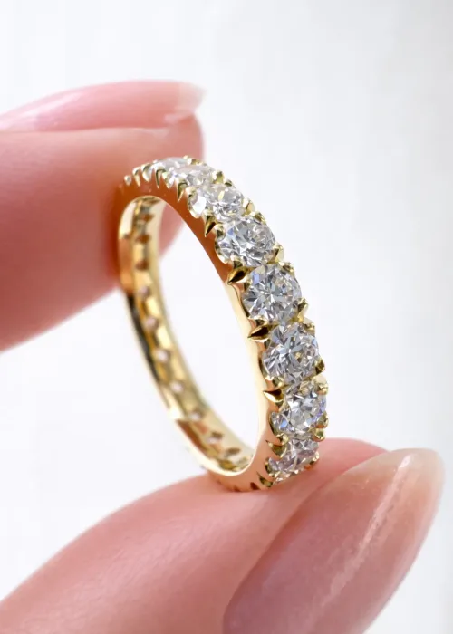 Bespoke Diamond Eternity Ring between things