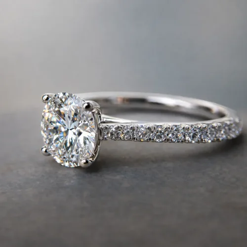Platinum Solitaire Engagement Ring