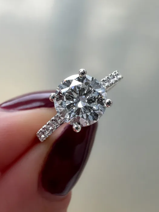 Platinum Solitaire Engagement Ring
