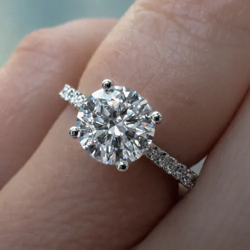 Platinum Solitaire Engagement Ring