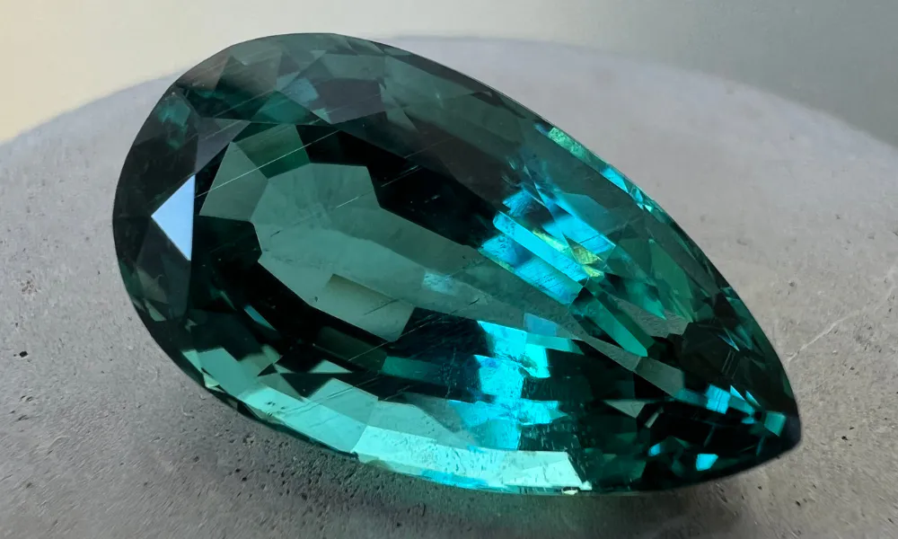 15.18 CARAT PETROL BLUE TOURMALINE