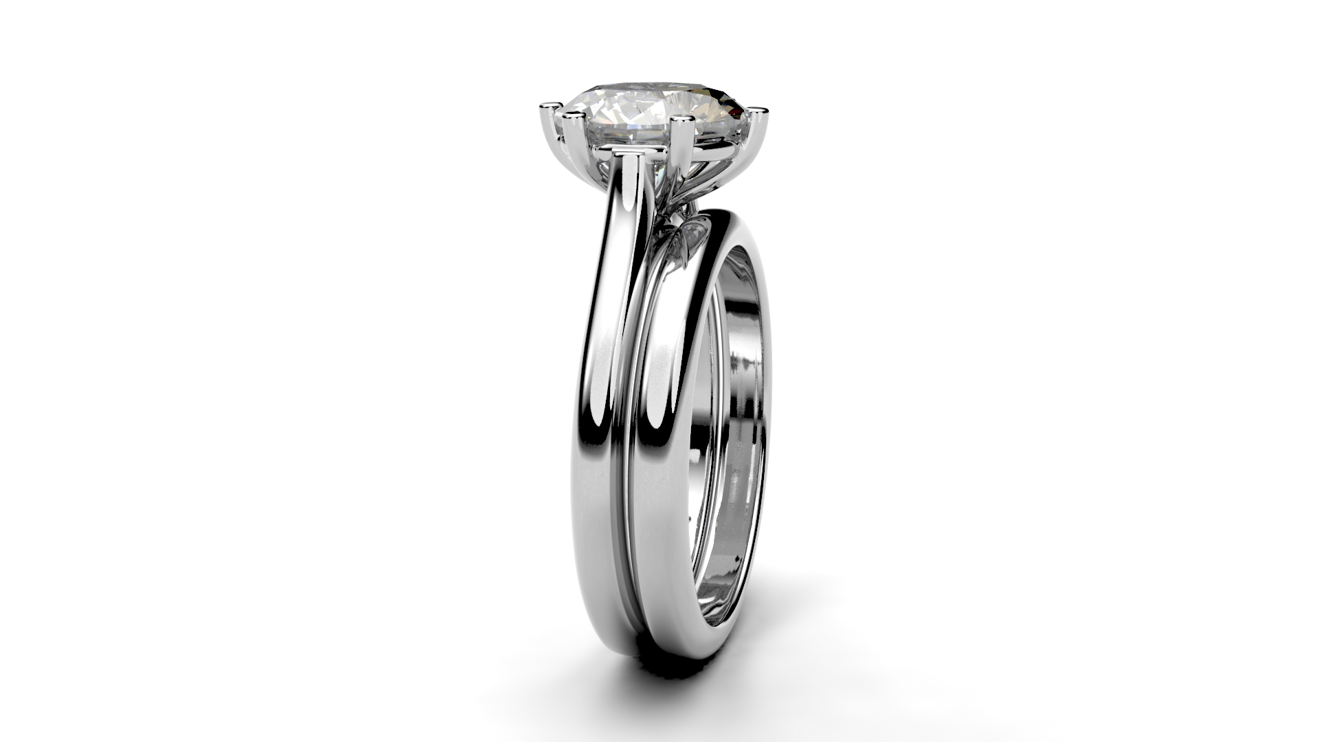 Bespoke Engagement Ring and Wedding Ring set