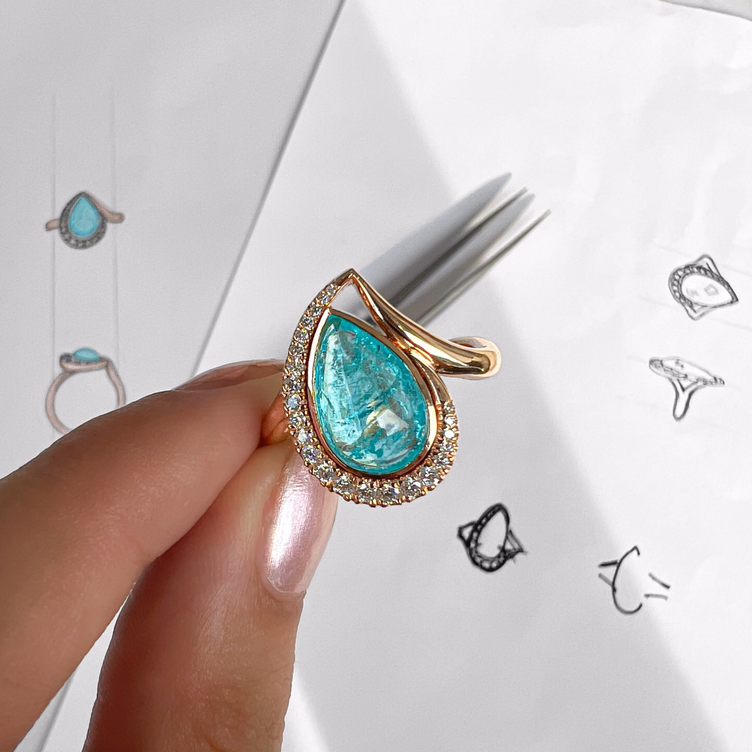 J4032 – Ring & Sketches