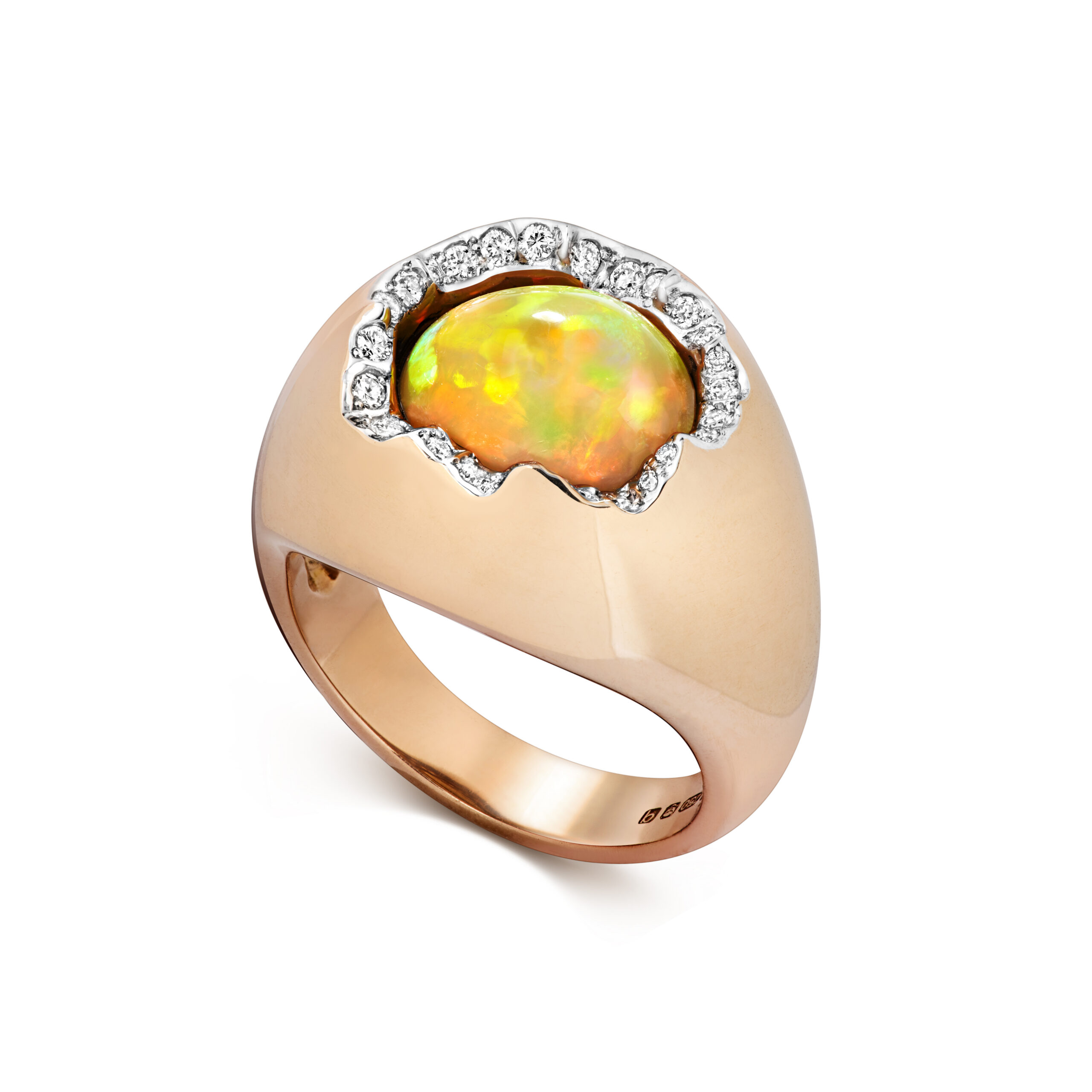 W&W Jewellery – Opal ‘boiled egg’ – Jewellery Box collection