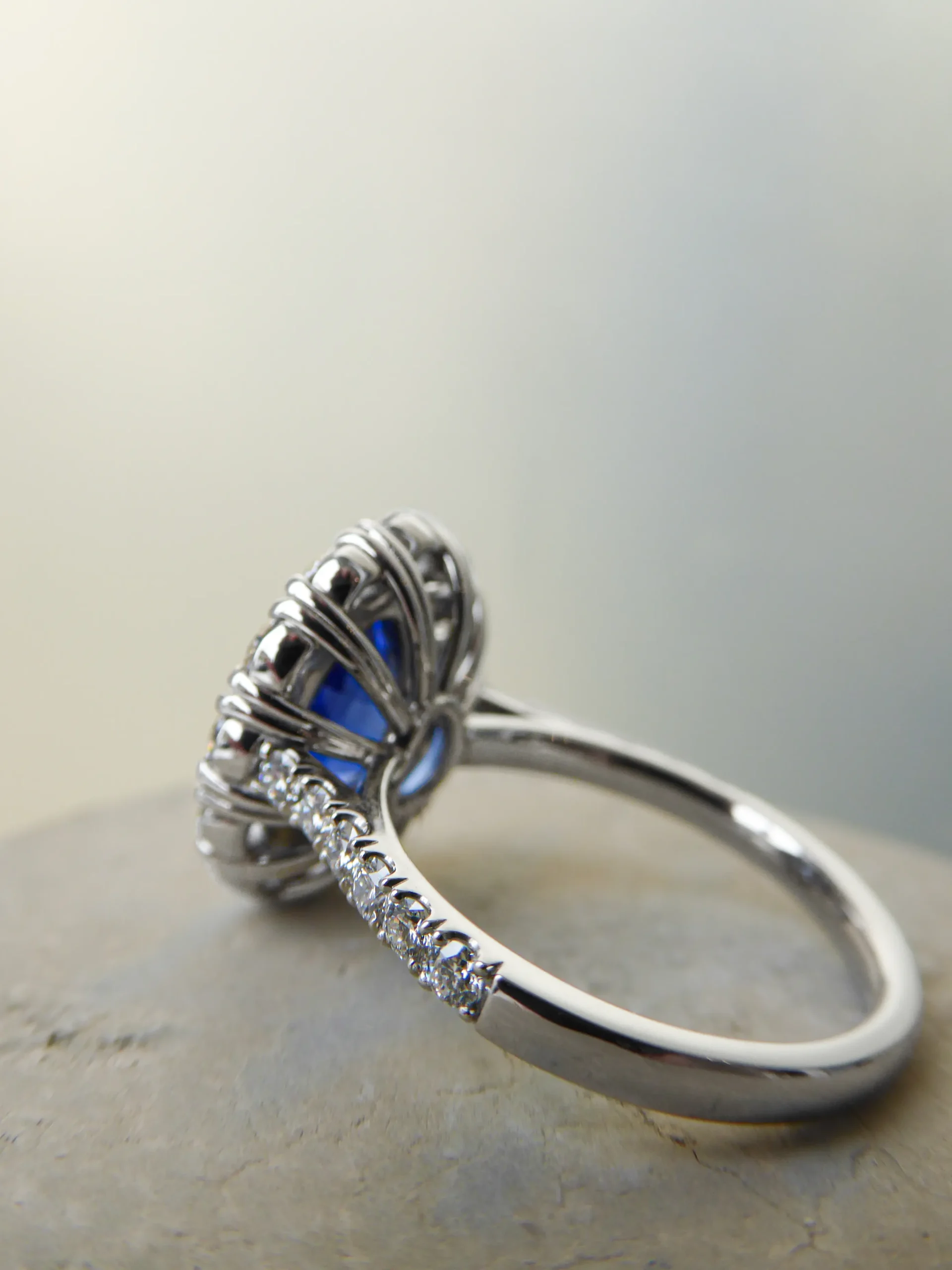 Bespoke Sri Lankan Sapphire Engagement Ring Bespoke Sri Lankan Sapphire Engagement Ring