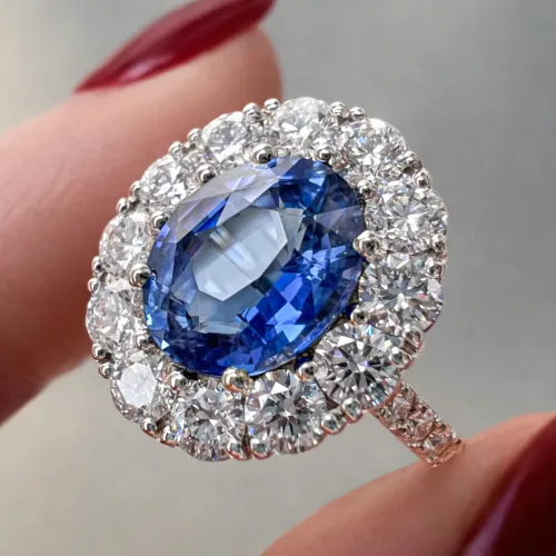 Bespoke Sri Lankan Sapphire Engagement Ring