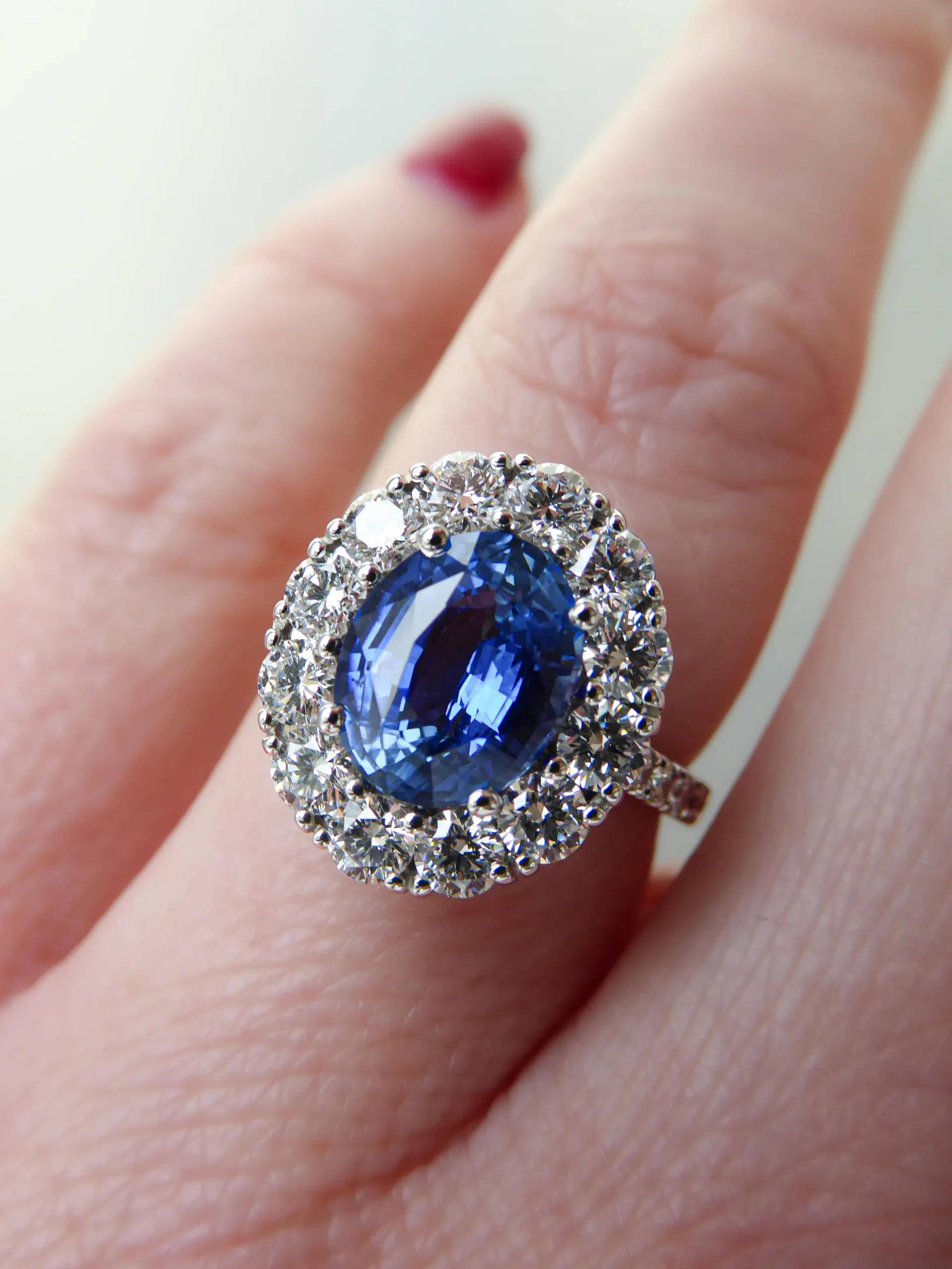 Bespoke Sri Lankan Sapphire Engagement Ring Bespoke Sri Lankan Sapphire Engagement Ring