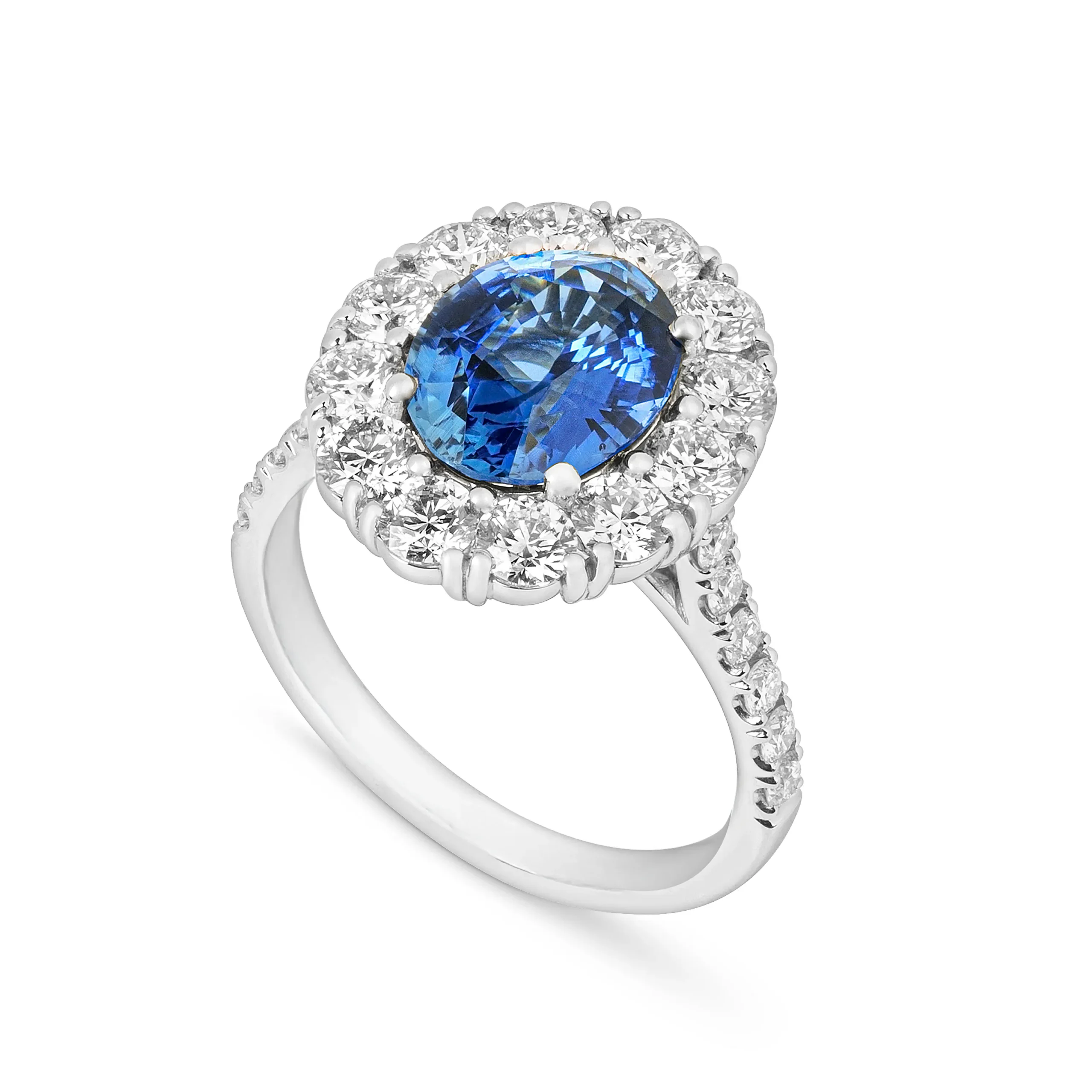 Bespoke Sri Lankan Sapphire Engagement Ring