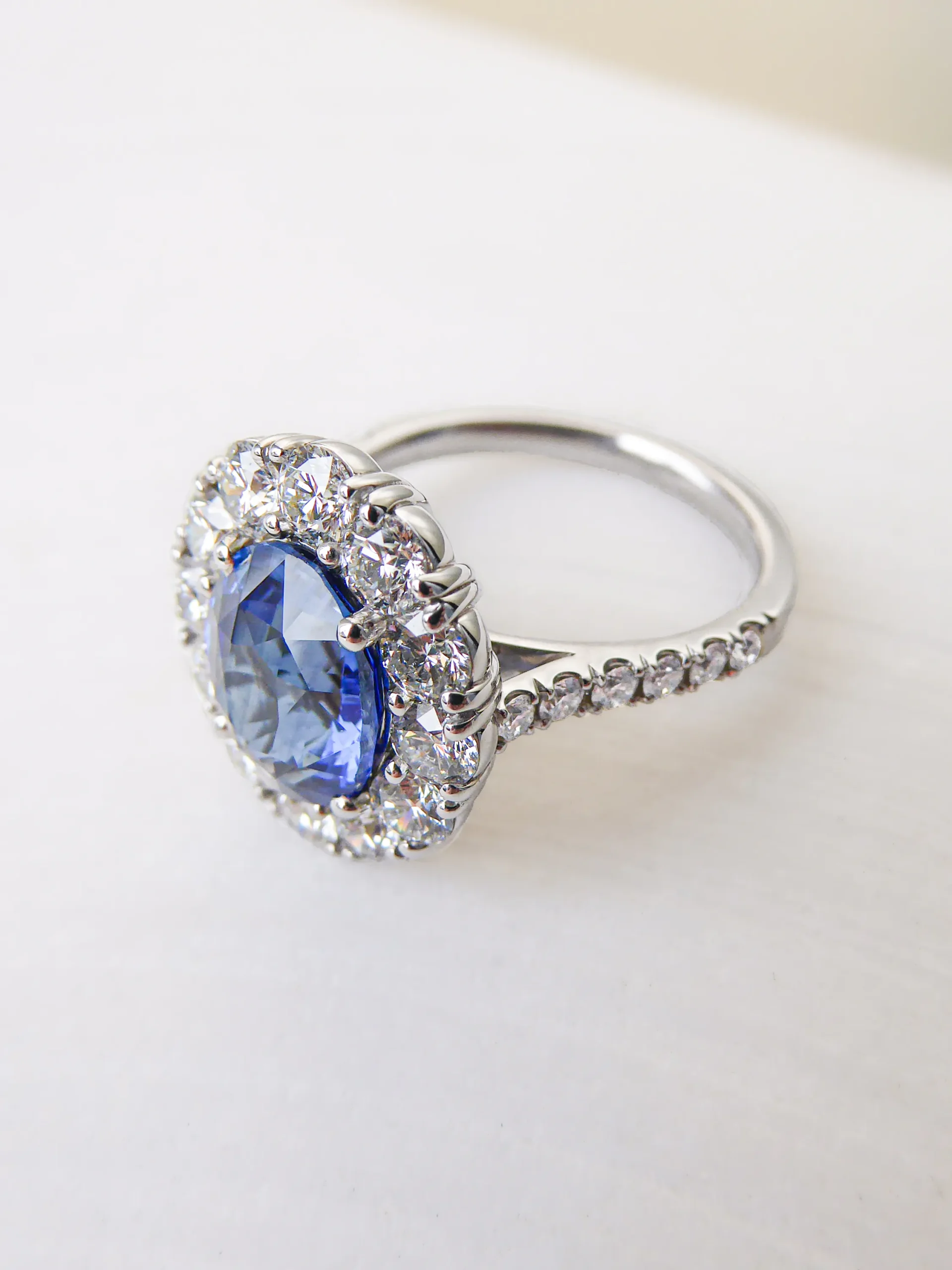 Bespoke Sri Lankan Sapphire Engagement Ring Bespoke Sri Lankan Sapphire Engagement Ring