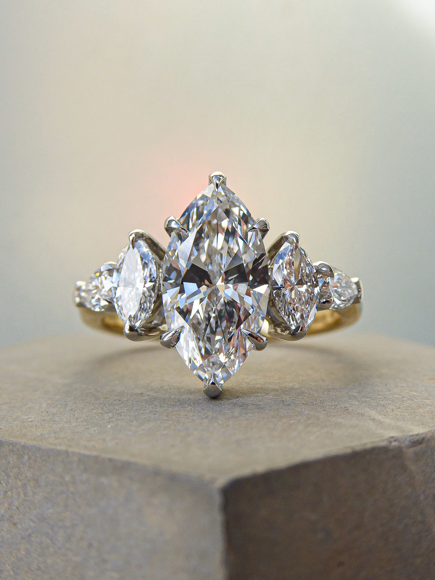 custom marquise diamond engagement ring custom marquise diamond engagement ring